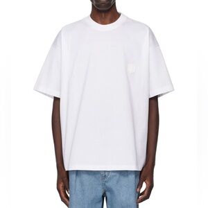 SOLID HOMME White T-Shirt